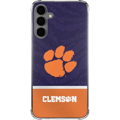 Clemson University Paw Logo Galaxy S24 Plus Clear Case